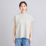 サラコハイネックフレンチスリーブサマーニットトップス | coen【women】 | 詳細画像37 