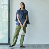 サラコハイネックフレンチスリーブサマーニットトップス | coen【women】 | 詳細画像9 