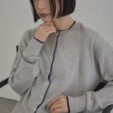 ソフトタッチ 配色レイヤード風ニットカーディガン | coen【women】 | 詳細画像10 