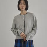 ソフトタッチ 配色レイヤード風ニットカーディガン | coen【women】 | 詳細画像5 