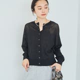 【UVカット】オータムシアークルーニットカーディガン | coen【women】 | 詳細画像2
