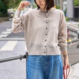LT.GRAY | 【UVカット】オータムシアークルーニットカーディガン | coen【women】