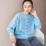 LT.BLUE | 【UVカット】オータムシアークルーニットカーディガン | coen【women】