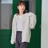 フェザーヤーンニットカーディガン | coen【women】 | 詳細画像2