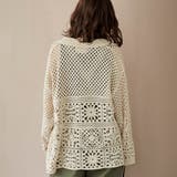 クロシェ襟付きニットカーディガン | coen【women】 | 詳細画像11