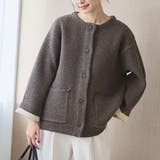 ダブルフェイス アウターライクニットカーディガン | coen【women】 | 詳細画像1