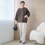 ダブルフェイス アウターライクニットカーディガン | coen【women】 | 詳細画像19