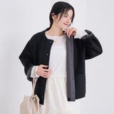 ダブルフェイス アウターライクニットカーディガン | coen【women】 | 詳細画像2