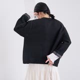 ダブルフェイス アウターライクニットカーディガン | coen【women】 | 詳細画像3