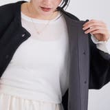 ダブルフェイス アウターライクニットカーディガン | coen【women】 | 詳細画像4