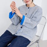 MD.GRAY | ダブルフェイス アウターライクニットカーディガン | coen【women】