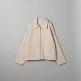 襟付きダブルジップニットジャケット | coen【women】 | 詳細画像18