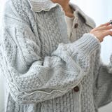 配色メローケーブル編みニットカーディガン | coen【women】 | 詳細画像13 