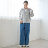 配色メローケーブル編みニットカーディガン | coen【women】 | 詳細画像14 