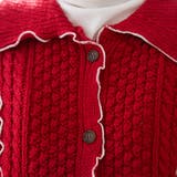 配色メローケーブル編みニットカーディガン | coen【women】 | 詳細画像24 