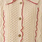 配色メローケーブル編みニットカーディガン | coen【women】 | 詳細画像9 