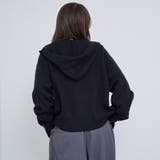 スウェットライク ニットジップパーカー | coen【women】 | 詳細画像3