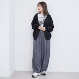 スウェットライク ニットジップパーカー | coen【women】 | 詳細画像4