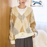 BEIGE | 【PENNEYS（ぺニーズ）別注】アソートジャガード起毛ニットカーディガン | coen【women】