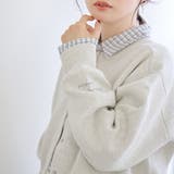 【選べる6色展開 スプリングカラー】袖刺繍 スウェットライクハイゲージニットカー… | coen【women】 | 詳細画像11 
