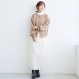 【選べる6色展開 スプリングカラー】袖刺繍 スウェットライクハイゲージニットカー… | coen【women】 | 詳細画像12 