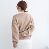 【選べる6色展開 スプリングカラー】袖刺繍 スウェットライクハイゲージニットカー… | coen【women】 | 詳細画像15 