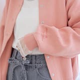 【選べる6色展開 スプリングカラー】袖刺繍 スウェットライクハイゲージニットカー… | coen【women】 | 詳細画像21 