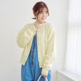 【選べる6色展開 スプリングカラー】袖刺繍 スウェットライクハイゲージニットカー… | coen【women】 | 詳細画像25 