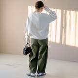 【選べる6色展開 スプリングカラー】袖刺繍 スウェットライクハイゲージニットカー… | coen【women】 | 詳細画像3 