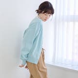 【選べる6色展開 スプリングカラー】袖刺繍 スウェットライクハイゲージニットカー… | coen【women】 | 詳細画像30 