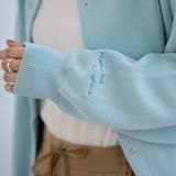 【選べる6色展開 スプリングカラー】袖刺繍 スウェットライクハイゲージニットカー… | coen【women】 | 詳細画像31 