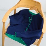 NAVY | 【PENNEYS（ぺニーズ）別注】 配色レイヤードライクカーディガン | coen【women】