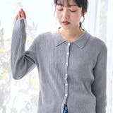 襟付きリブ編みカーディガン | coen【women】 | 詳細画像11 