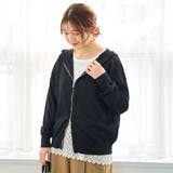 シアーニット ダブルジップパーカー | coen【women】 | 詳細画像5 