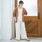 シアーリネン畔Vネックカーディガン【Youtube紹介アイテム】 | coen【women】 | 詳細画像15 