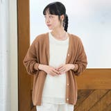 シアーリネン畔Vネックカーディガン【Youtube紹介アイテム】 | coen【women】 | 詳細画像17 