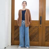 シアーリネン畔Vネックカーディガン【Youtube紹介アイテム】 | coen【women】 | 詳細画像19 