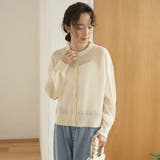 【UVカット / 冷房対策】レイヤードライク ドライタッチシアーカーディガン | coen【women】 | 詳細画像12