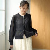 【UVカット / 冷房対策】レイヤードライク ドライタッチシアーカーディガン | coen【women】 | 詳細画像5