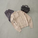 BEIGE | 【帯電防止】モチモチ モックネックポケ付きニットカーディガン | coen【women】
