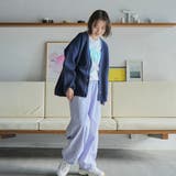 コットンミックスプレーティングVネックニットカーディガン | coen【women】 | 詳細画像19