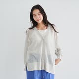 サラコカタアゼVネックニットカーディガン | coen【women】 | 詳細画像2