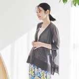 【マシンウォッシュ・防シワ】キラコスクエアVカーディガン | coen【women】 | 詳細画像2