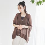 【マシンウォッシュ・防シワ】キラコスクエアVカーディガン | coen【women】 | 詳細画像8