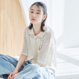 メッシュニットポロカーディガン | coen【women】 | 詳細画像3 