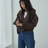 エアリーポリVネックカーディガン | coen【women】 | 詳細画像20