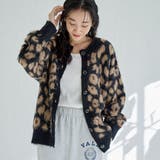 2WAYレオパードシャギーニット | coen【women】 | 詳細画像1