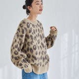 2WAYレオパードシャギーニット | coen【women】 | 詳細画像23