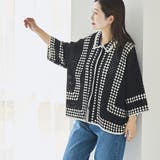 クロシェ編みポロカーディガン | coen【women】 | 詳細画像17