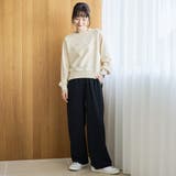 とろさらイージーワイドパンツ【インフルエンサー紹介アイテム】（WEB限定サイズあ… | coen【women】 | 詳細画像36 